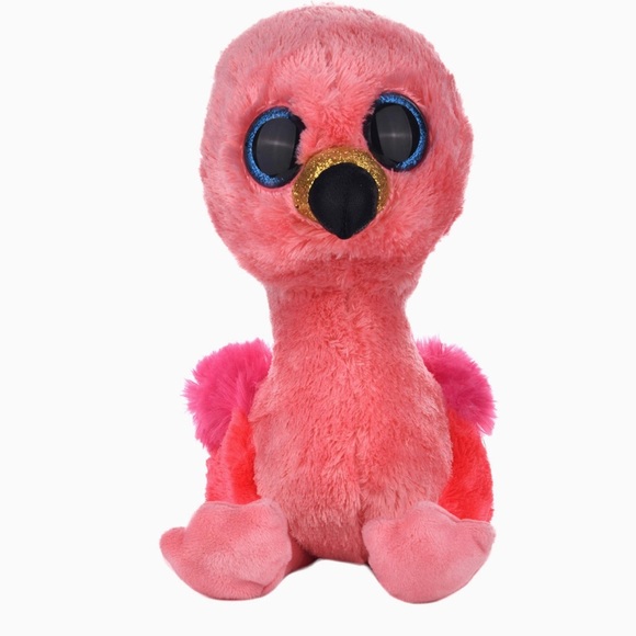 👀4/$25 Ty Beanie Boo Gilda Pink Flamingo, Multicolour - Picture 7 of 12